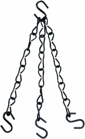 National Hardware Flower Plant Chains, 18", Black, V2663