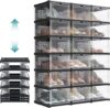 SONGMICS Foldable Shoe Boxes, Pack Of 18