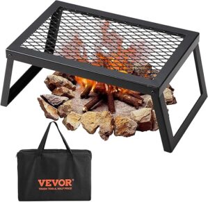 VEVOR Folding Campfire Grill, Heavy Duty Steel