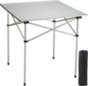 VEVOR Folding Camping Table, Aluminum Ultra Compact