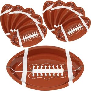 AnapoliZ Football Serving Trays | 10 Pcs Plastic