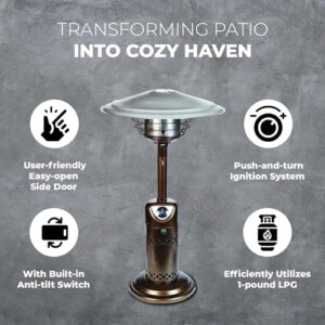 Four Seasons Courtyard 10,000 BTU Tabletop Gas Patio Heater