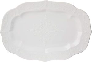 Lenox French Perle Large Serving Platter