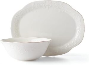 Lenox French Perle Serveware Bundle, 7.94, White