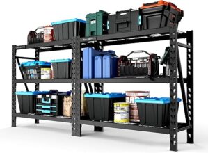FLEXIMOUNTS Garage Shelving 3-Tier Heavy Duty Shelves