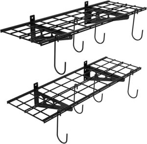 FLEXIMOUNTS Garage Wall Shelving With Bike Hooks