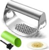 Kebley Garlic Press Rocker Set Stainless Steel