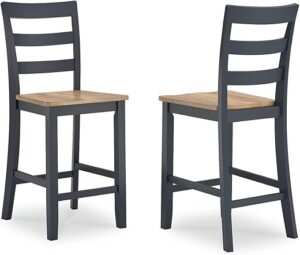Signature Design by Ashley Gesthaven Solid Wood Counter Barstool Set