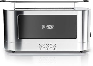 Russell Hobbs Glass Accent Long Toaster TRL9300BKR