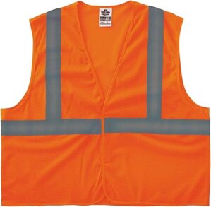 Ergodyne GloWear 8205HL Reflective Safety Vest, Orange