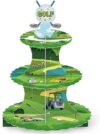 WENNIA Golf Theme 3-Tier Cupcake Stand