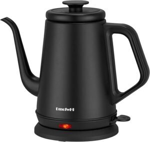 DmofwHi Gooseneck Electric Kettle, 1.0L, Matte Black