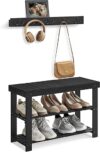 SONGMICS Hall Tree With Bench And Hooks