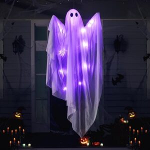 JOYIN Halloween Light Up Ghost Decoration, 47”