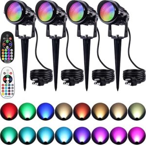 SUNVIE Halloween Outdoor RGB Landscape Lights
