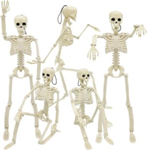 WODMAZ Halloween Skeletons With Posable Joints
