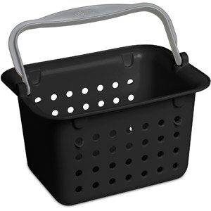 Sterilite Handle Basket, Black Sterilite