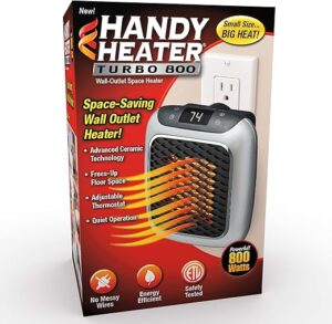 Ontel Handy Heater Turbo 800 Mini Heater