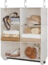 StorageWorks Hanging Closet Organizer With Garment Rod