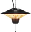 VEVOR Hanging Patio Heater, 1500W Outdoor/Indoor Electric