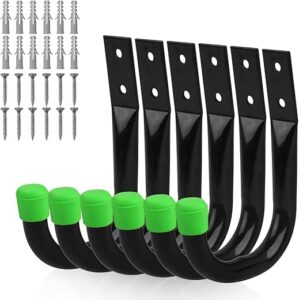 SWANLAKE GARDEN TOOLS Heavy Duty Garage Storage Hooks (6PCS)