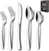 HaWare Heavy Duty Silverware Set, 40-Piece Stainless Steel