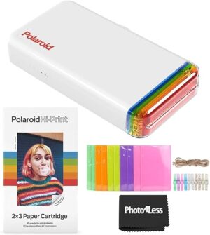 Polaroid Hi-Print Pocket Photo Printer + Paper