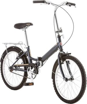 Schwinn Hinge Adult Folding Bike, 20-Inch Wheels