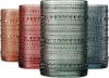 Khen Hobnail Beaded Highball Glasses Set