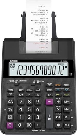 Casio HR-170RC Plus Desktop Printing Calculator