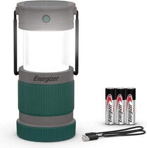 Energizer Hybrid Power Camping Lantern, Rechargeable AA