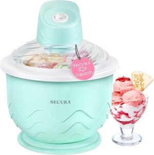 Secura Ice Cream Maker For Gelato And Yogurt