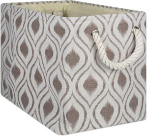 DII Ikat Storage Bin With Handles, Large