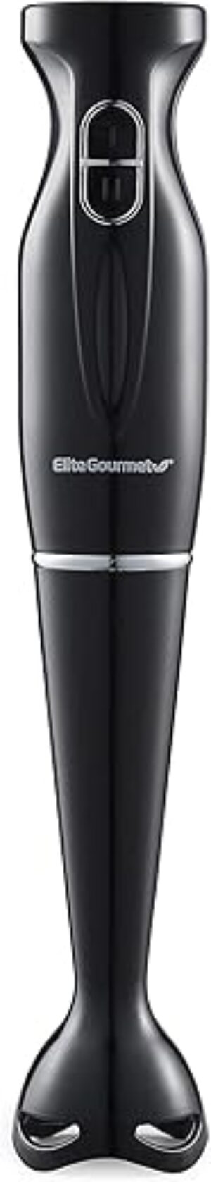 Elite Gourmet Immersion Hand Blender 300 Watts 2 Speed
