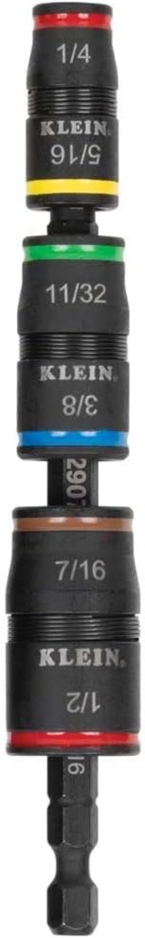 Klein Tools Impact Driver 32907, 7-in-1 SAE Socket Set