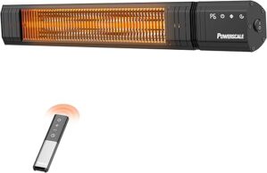 PowerScale Infrared Electric Patio Heater With Remote