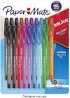 Paper Mate InkJoy Ballpoint Pens, Medium Point, Assorted, 18 Count
