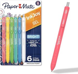 Paper Mate InkJoy Gel Pens, Medium Point, 6-Pack