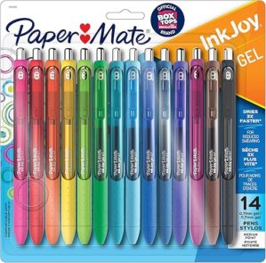 Paper Mate InkJoy Gel Pens, Medium Point, Assorted Colors