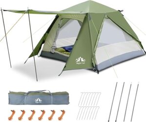 Night Cat Instant Cabin Tent With Rainfly, Waterproof