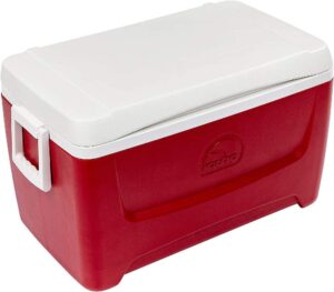 Igloo Island Breeze 48 Quart Cooler (Lava Red)