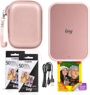 Canon Ivy 2 Mini Photo Printer - Blush Pink