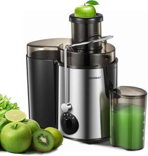 HOUSNAT Juicer Machine, Centrifugal Juicer 400W, 65MM Chute
