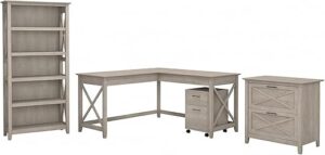 Bush Business Furniture Key West L Shaped Desk Set