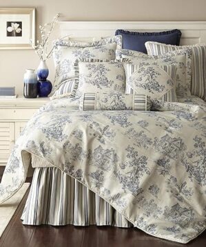 Austin Horn Classics King Cosmopolitan Toile Comforter Set