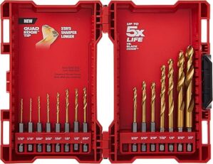 Milwaukee Kit 48-89-4630 TiN Shockwave (15-Piece)