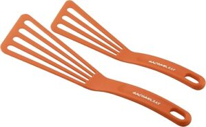Rachael Ray Kitchen Nylon Utensils/Spatula Set, Orange