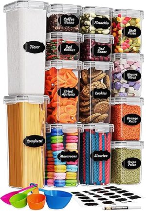 Chef’s Path Kitchen Storage Box Set – 14 Airtight Containers