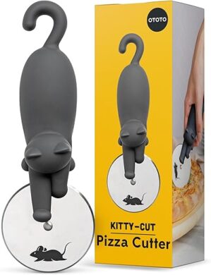 OTOTO Kitty Cut Pizza Cutter Wheel