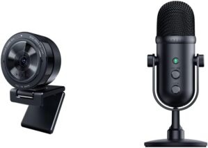 Razer Kiyo Pro Webcam + Seiren V2 Microphone Bundle